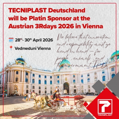 Tecniplast Deutschland engagiert sich als Platinsponsor der Austrian 3Rdays Wien 2026