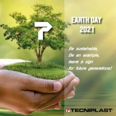 Earth Day 2021: be sustainable, be an example, be Tecniplast