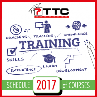 TTC 2017 training program: WE MATCH YOUR NEEDS SHARING OUR KNOWLEDGE WITH YOU!