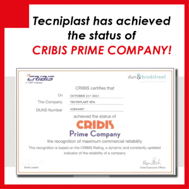 Tecniplast has achieved the status of CRIBIS PRIME COMPANY, the recognition of the maximum commercial reliability