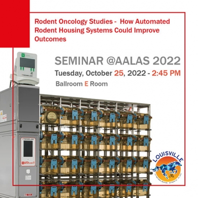 Are you at Aalas in Louisville and you want to discover how Automated Rodent Housing Systems Could Improve rodent oncology studies?