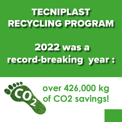 2022 a été une année record pour le projet de recyclage Tecniplast !